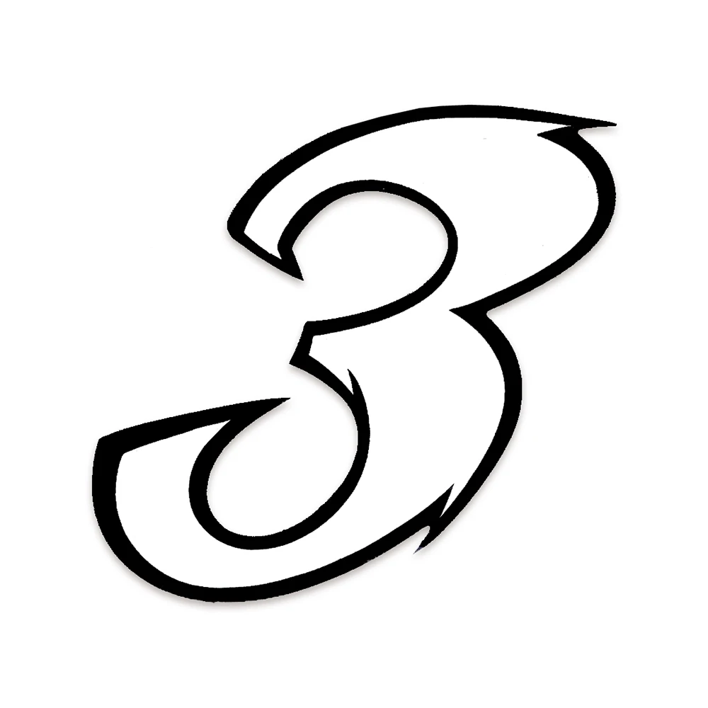 Kleber Nr.3 blanc 9 cm hoch