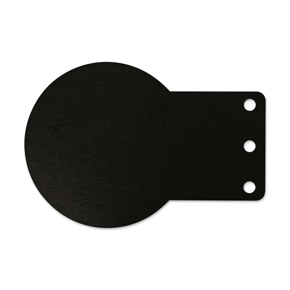 Support pour autocollant de vitesse en aluminium noir (1pce)