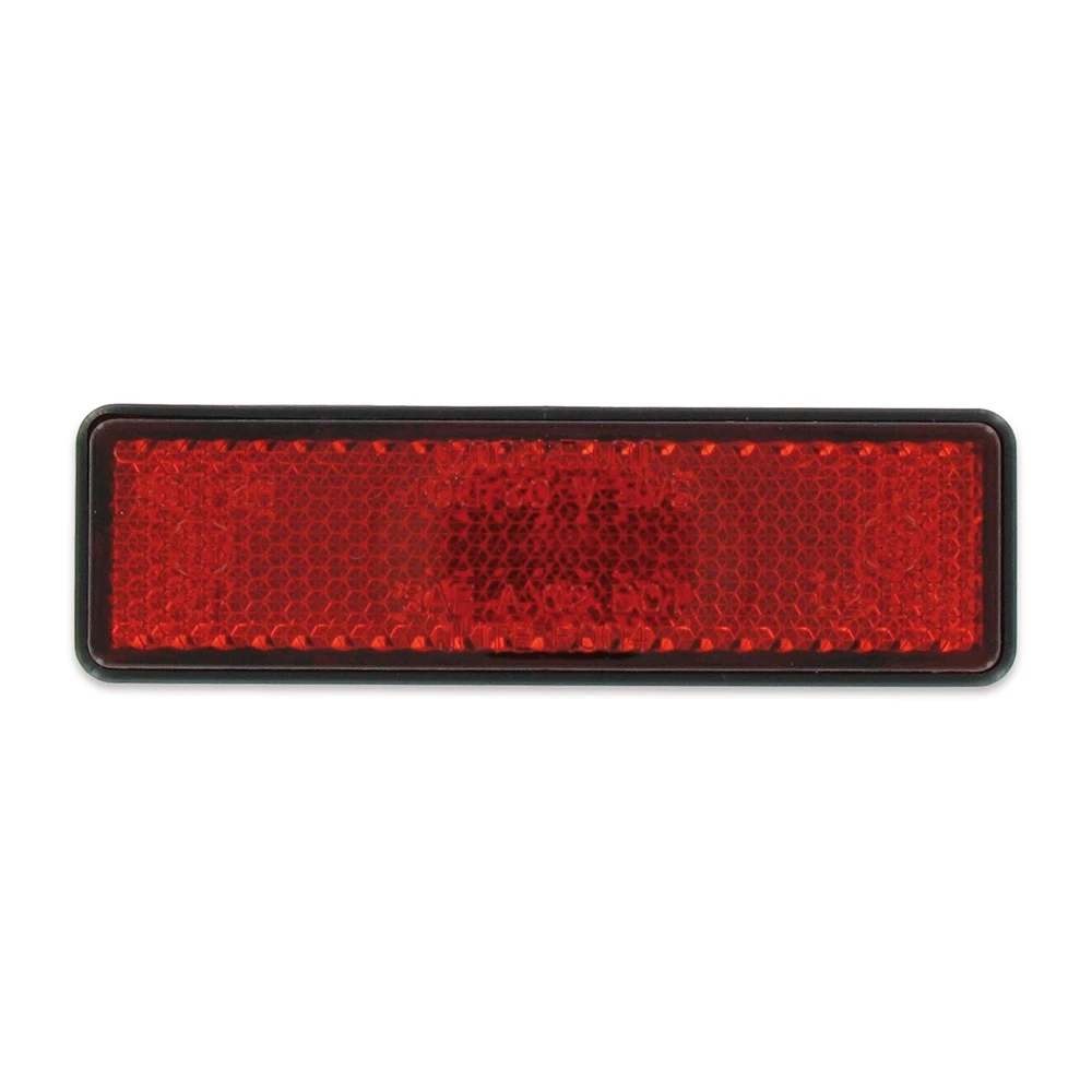 Catadioptre arrière rectangulaire/rouge CE pour coller