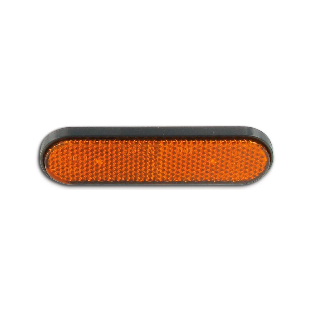 Catadioptre arrière oval/orange CE pour visser