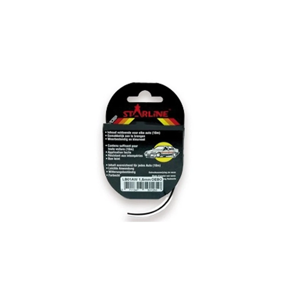 Liseret tuning 6mm 10m noir metallic