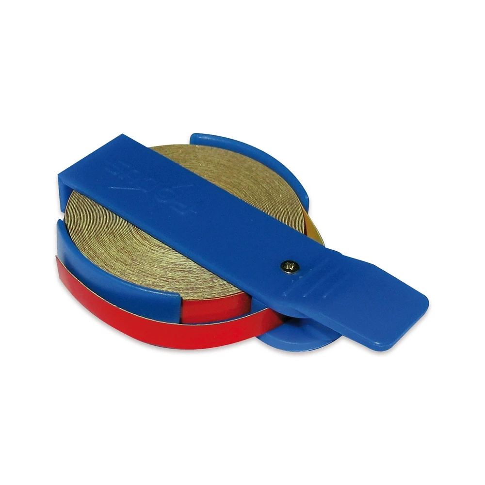 Liseret 6mm/6m rouge metallic + guide montage
