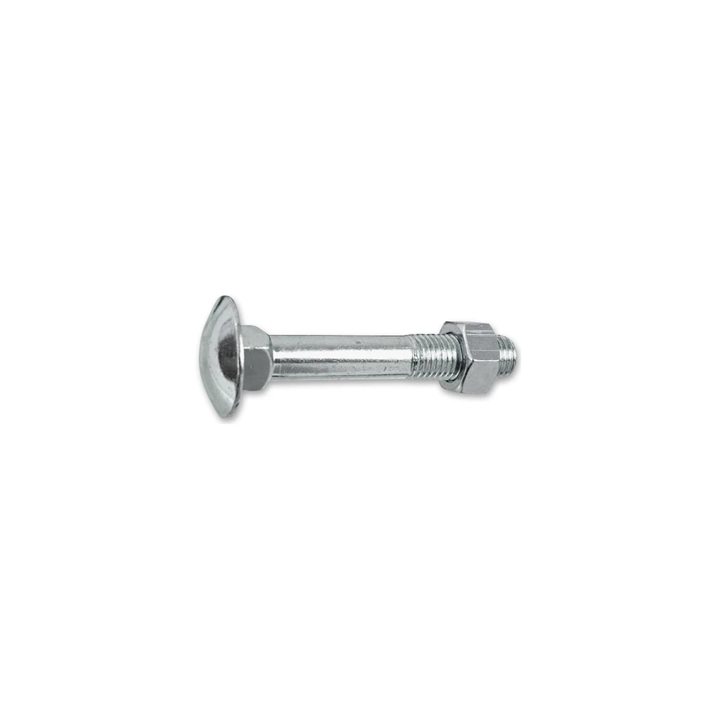 Vis à tête bombée M6x20 collet carré, fixation support de plaque