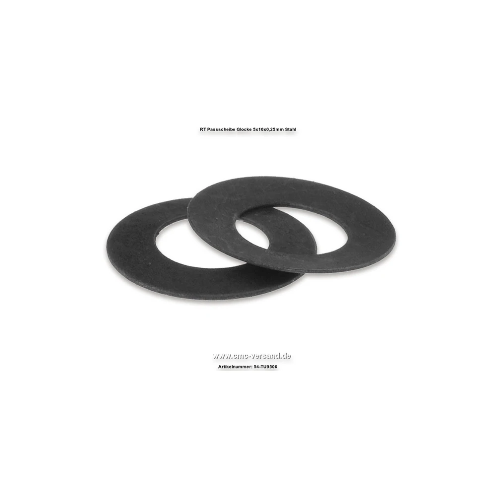 Rondelle 15x21x0.1mm acier brillant (1 pcs.)