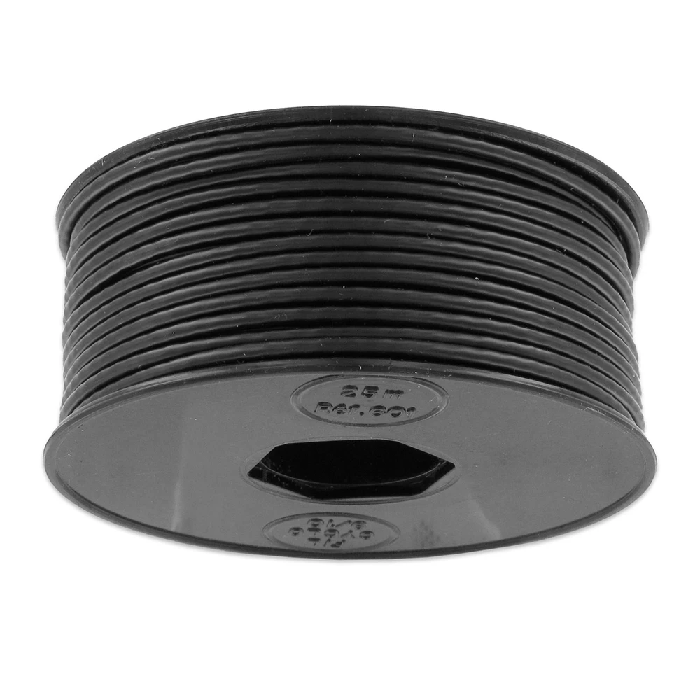 Câble flexible 25m noir (1mm)