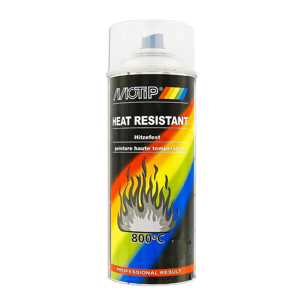 Vernis résistant à la chaleur jusqu'à 800°C Motip 400ml