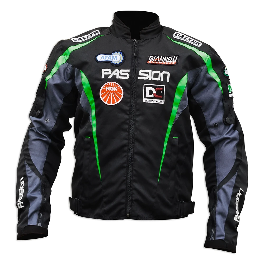Veste Moto été PP passion parts Sponsor noir/vert XS