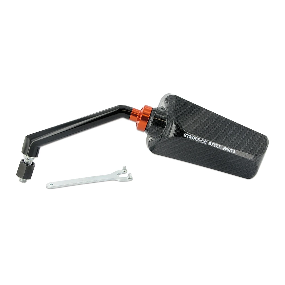 Rétroseur gauche Stage6 F1 carbon brillant