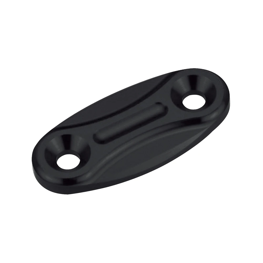 Cache rétroviseurs paire alu Honda CBR 60x28mm, distance trous: 40mm