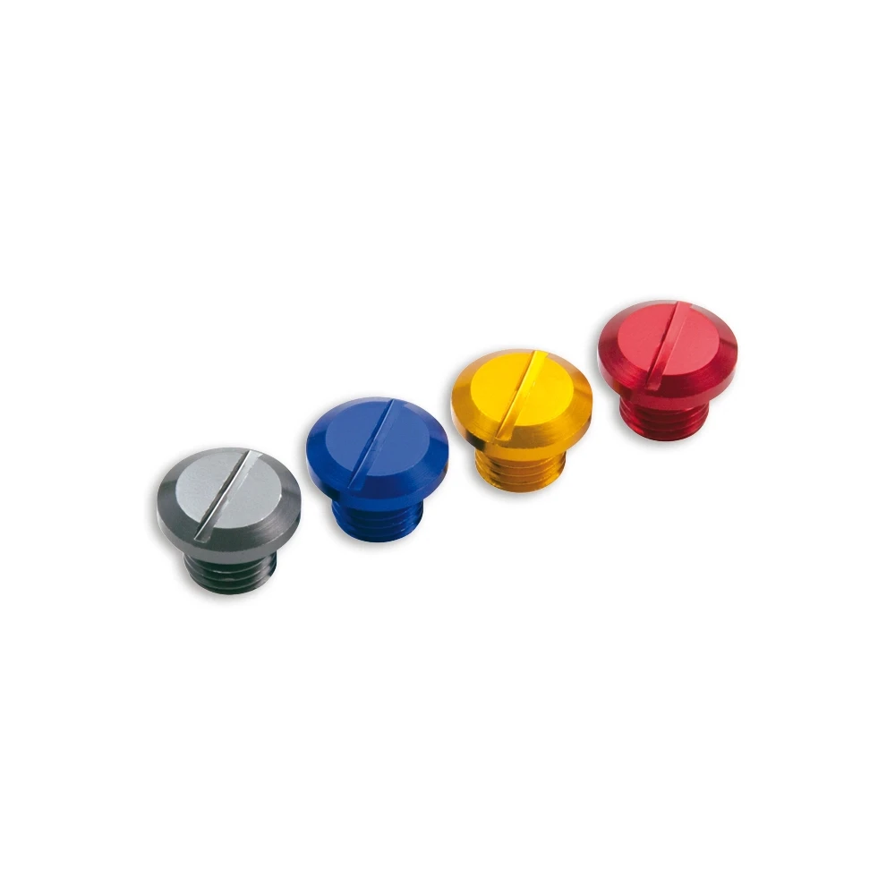 Couvercle trous rétroviseurs M10x1.25 or-jaune