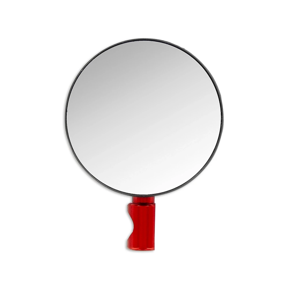 Rétroviseur montage guidon homologé noir/rouge, immatriculé ->16