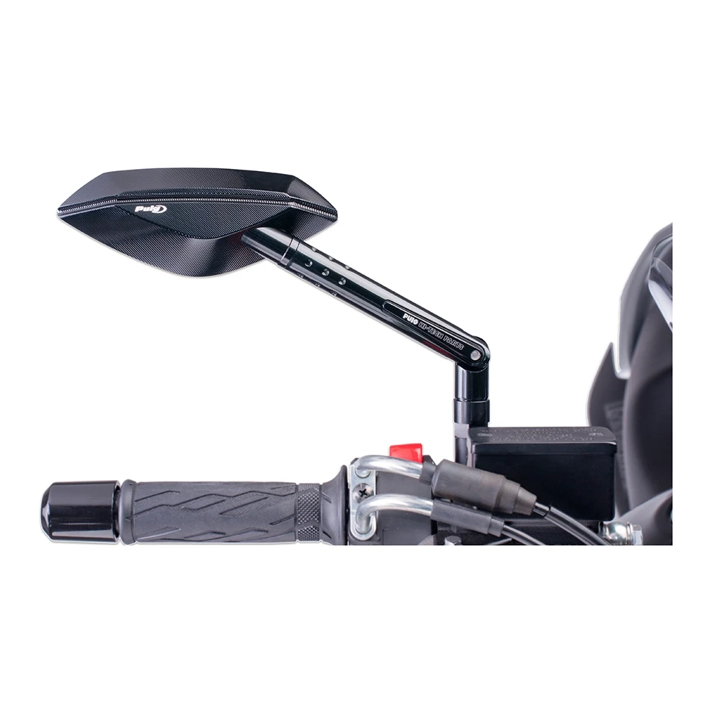 Rétroviseur Puig Hi-Tech II alu CNC droite noir