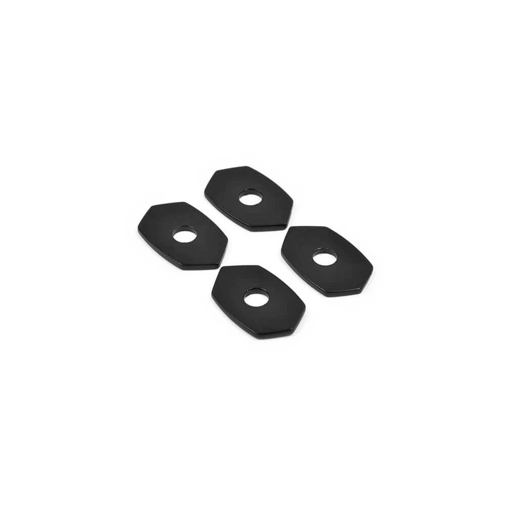 Plaques d'adaptation clignotants HIGHSIDER INDY SPACER alu div. Kawasaki noir