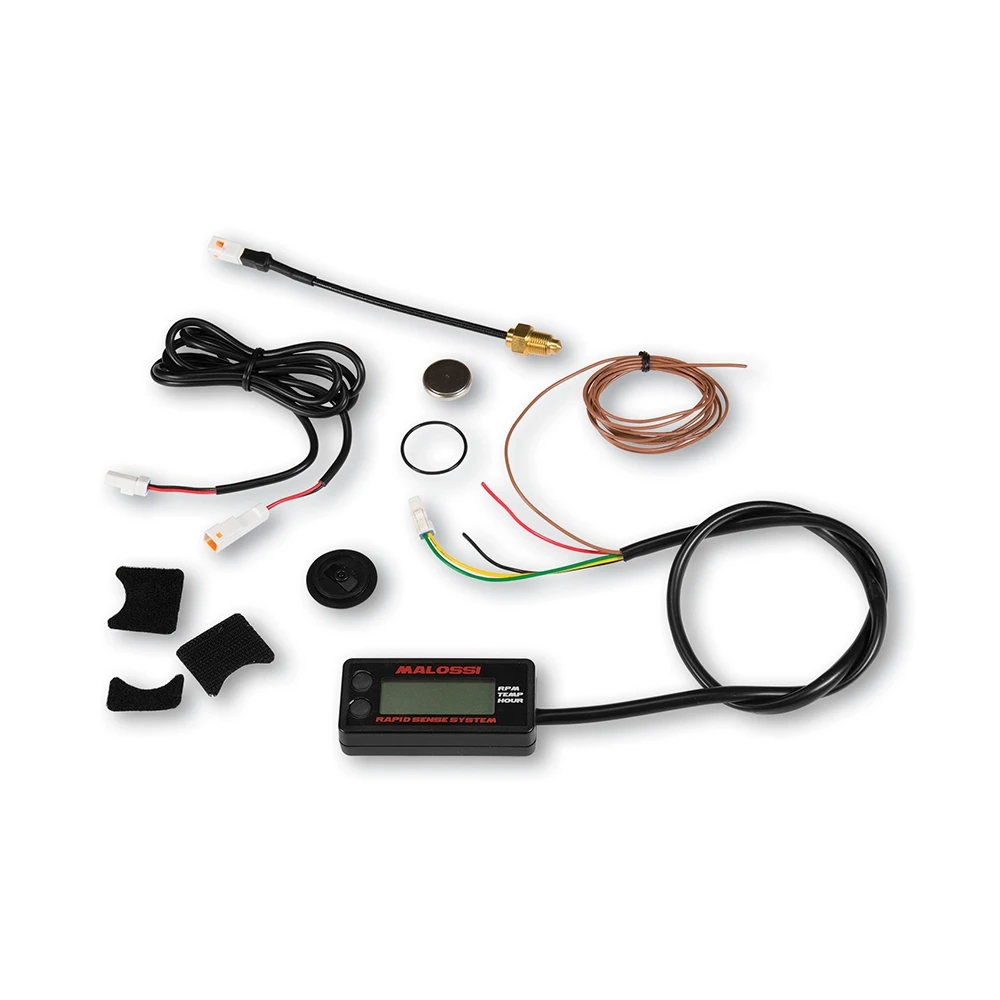 Compteur vitesse- température- d'heures moteur Malossi 12V DC