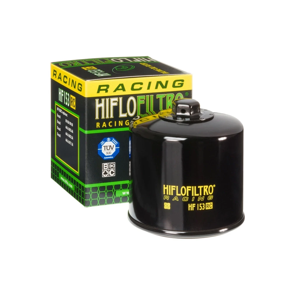 Filtre à huile HIFLO FILTRO HF153RC noir RACING PERFORMANCE (comme COF053)
