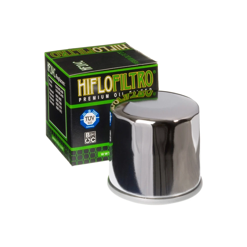 Filtre à huile HIFLO FILTRO HF204C chromé (comme COF104C)