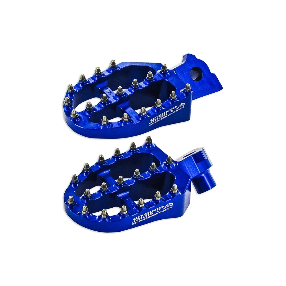 Repose-pieds Zeta Alu High Quality CNC Yamaha bleu