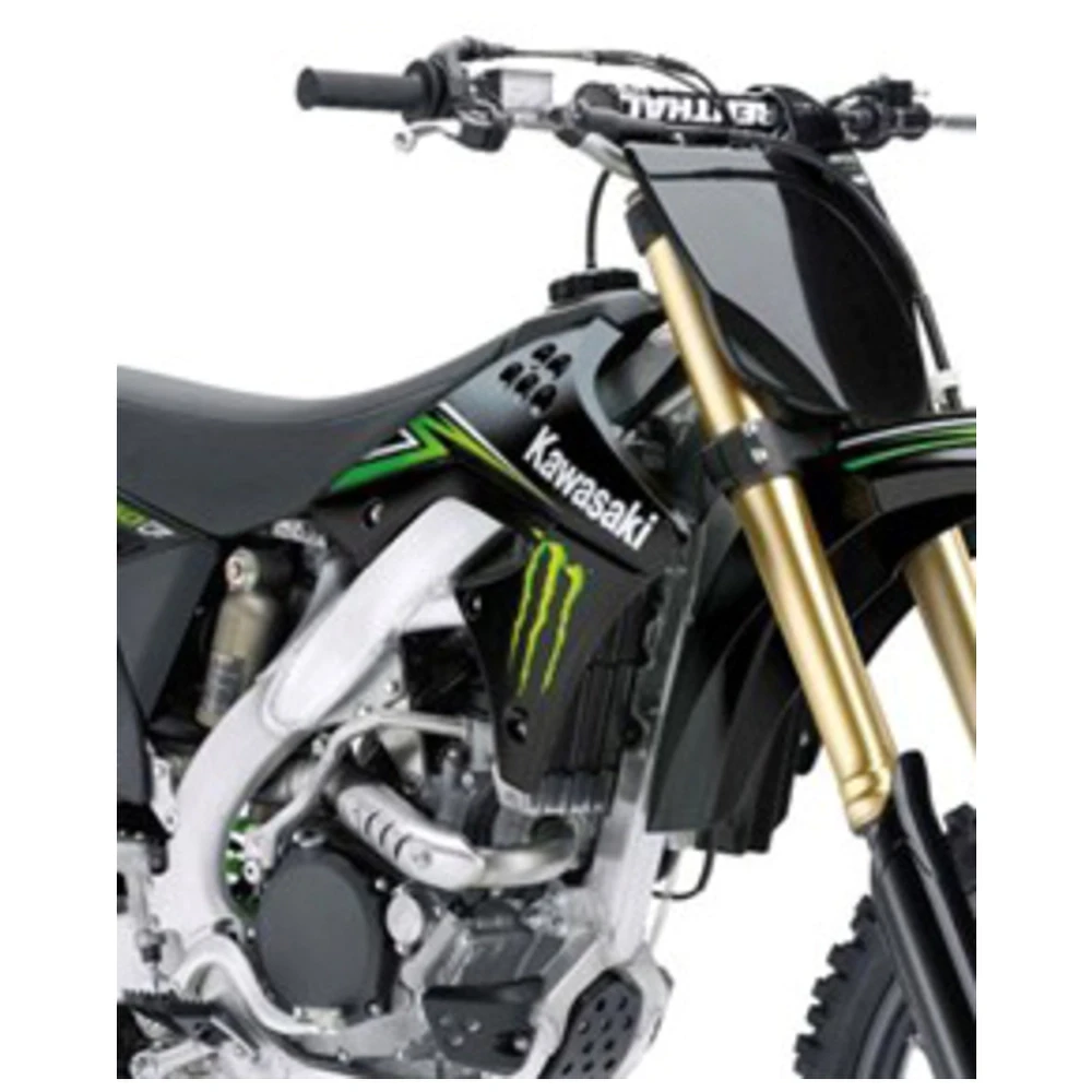 Ecope de radiateur noir Kawasaki KX250F 06-08