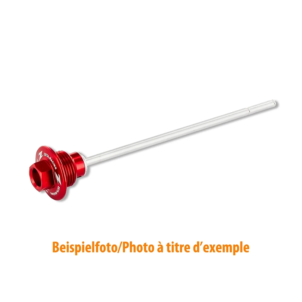 Bouchon de jauge d`huile ZETA alu Honda CRF 250/450 R/X rouge
