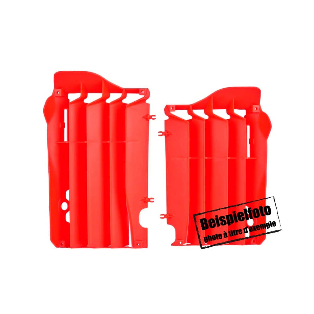 Protection radiateur Honda CRF 450 R 13-14 blanc