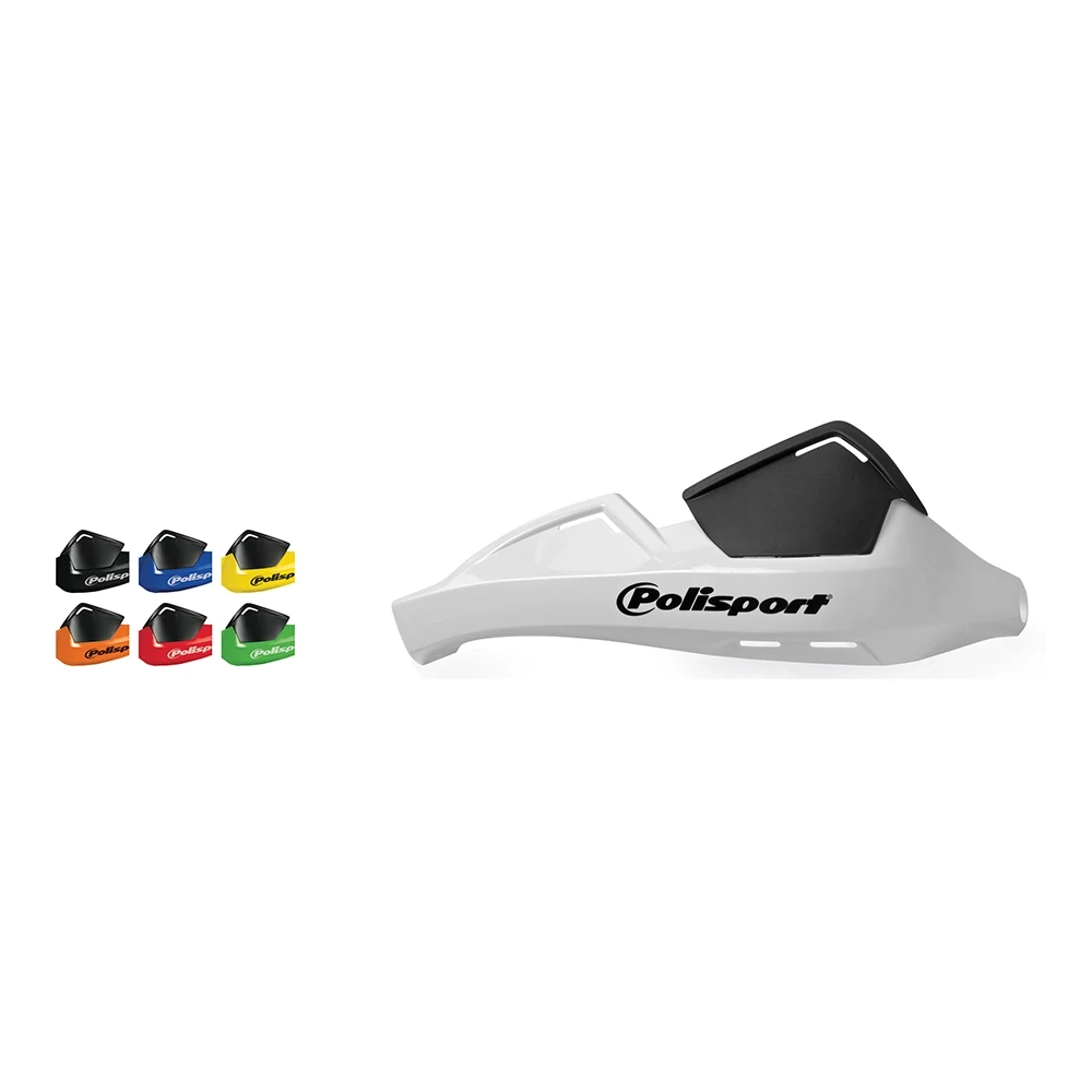Protège-mains Evo Integral rouge kit fixation incluse