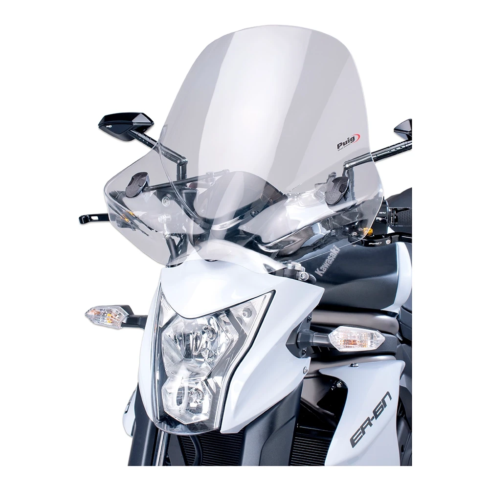 Pare brise Puig 48x53.5cm avec kit fixation universel