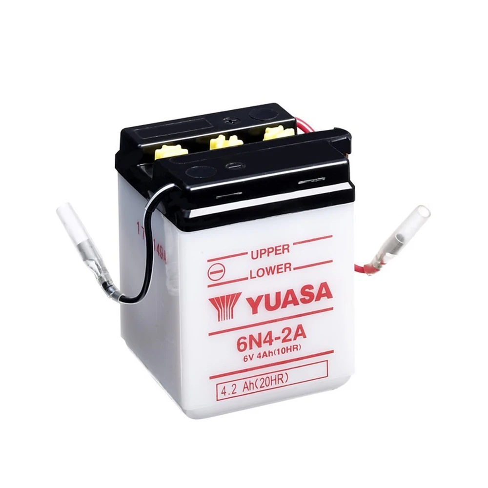 Batterie 6N4-2A  Yuasa ouverte sans acide