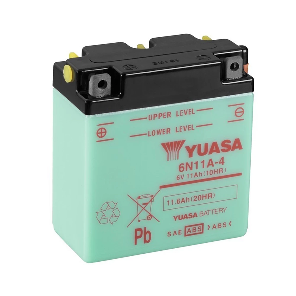 Batterie 6N11A-4  Yuasa ouverte sans acide