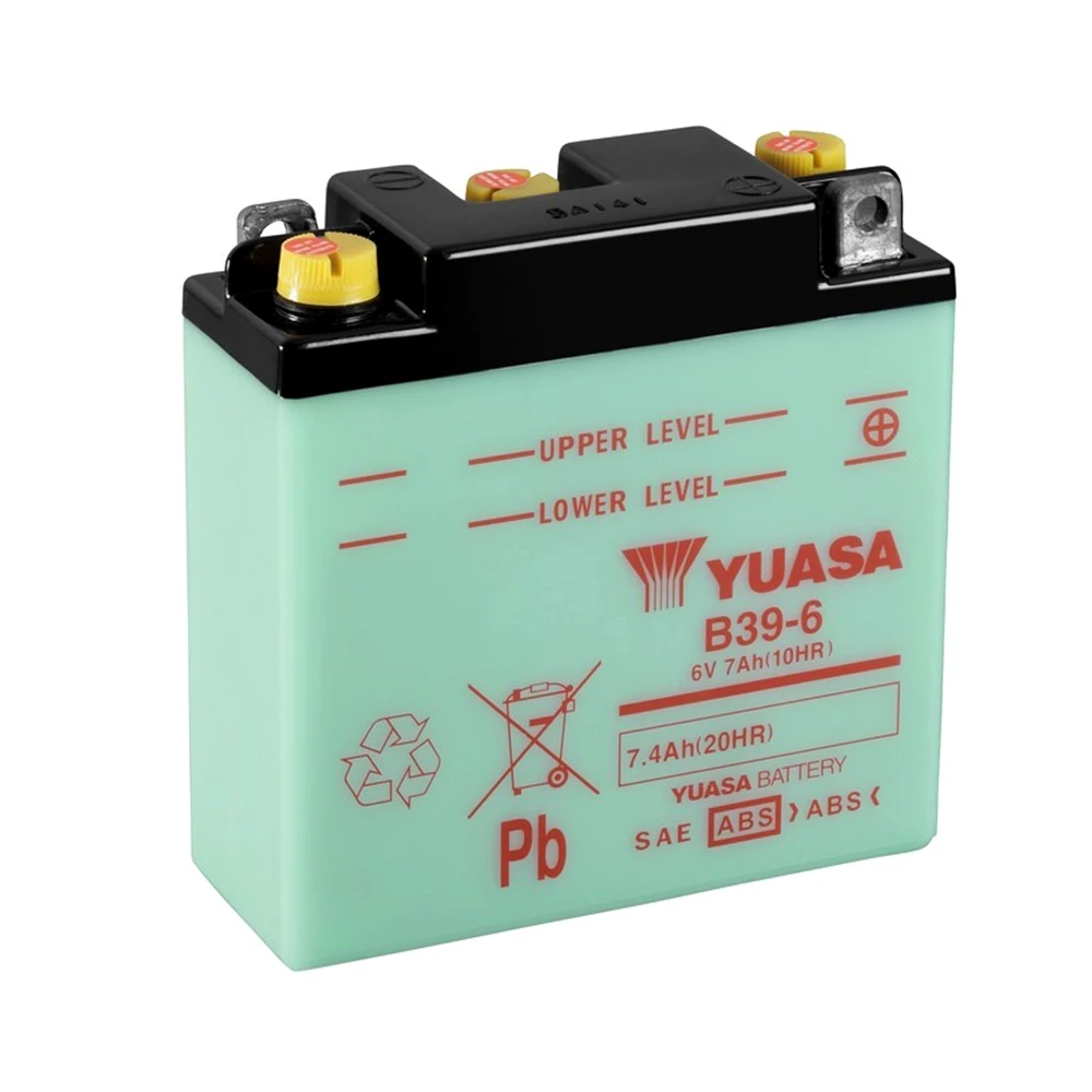 Batterie B39-6  Yuasa ouverte sans acide