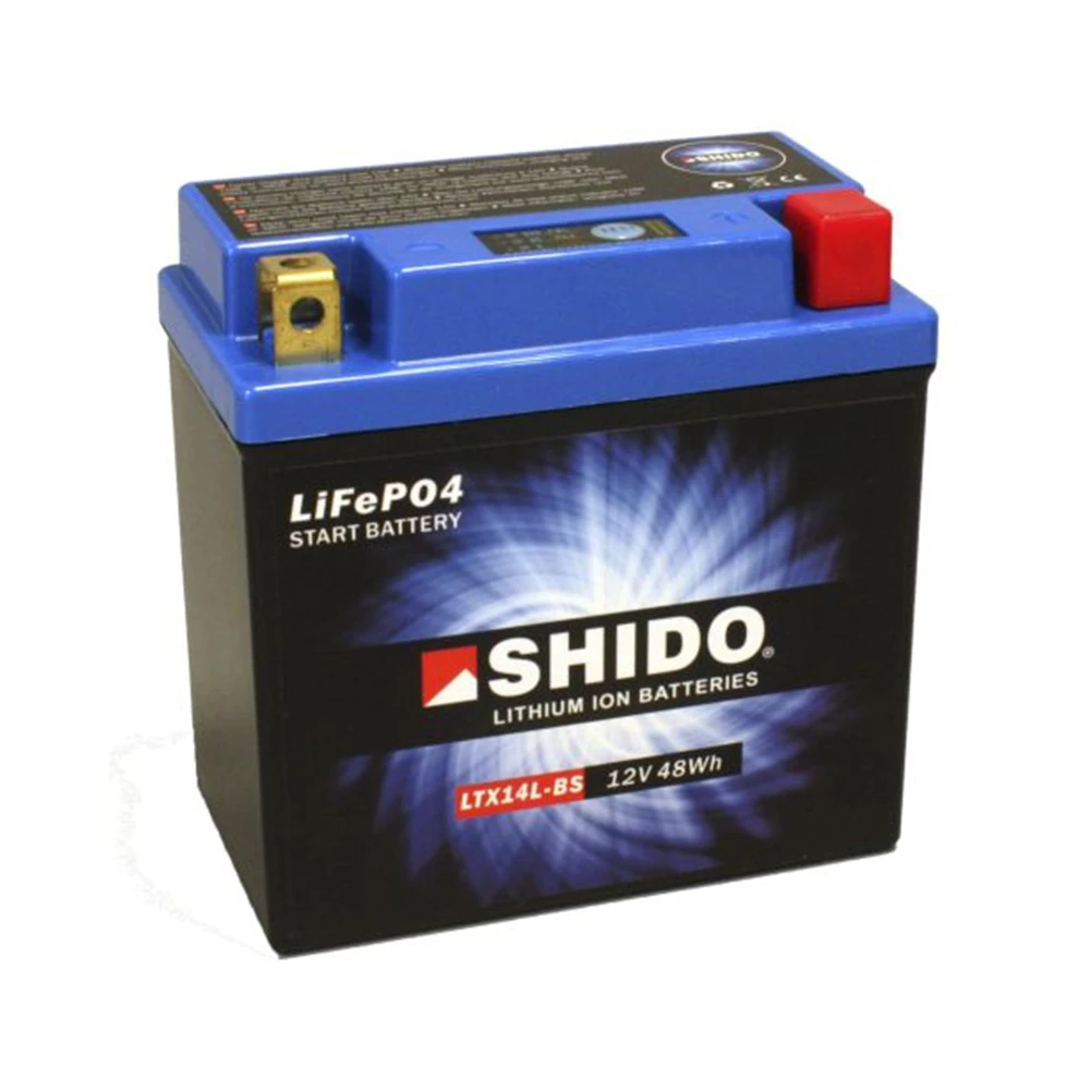 Batterie YTX14L-BS SHIDO Lithium Ion (LTX14L-BS)