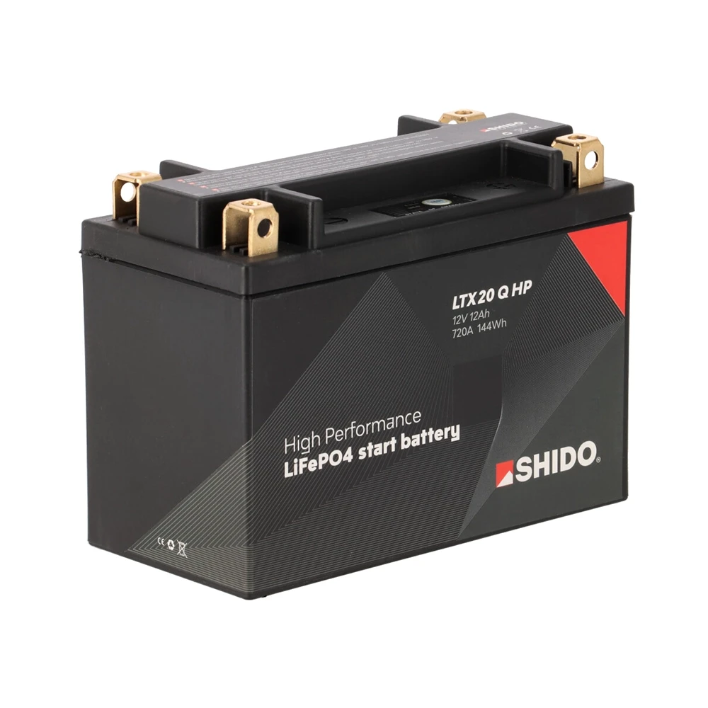 Batterie YTX20-BS, YTX20L-BS HIGH-POWER SHIDO Lithium Ion LTX20 Q HP