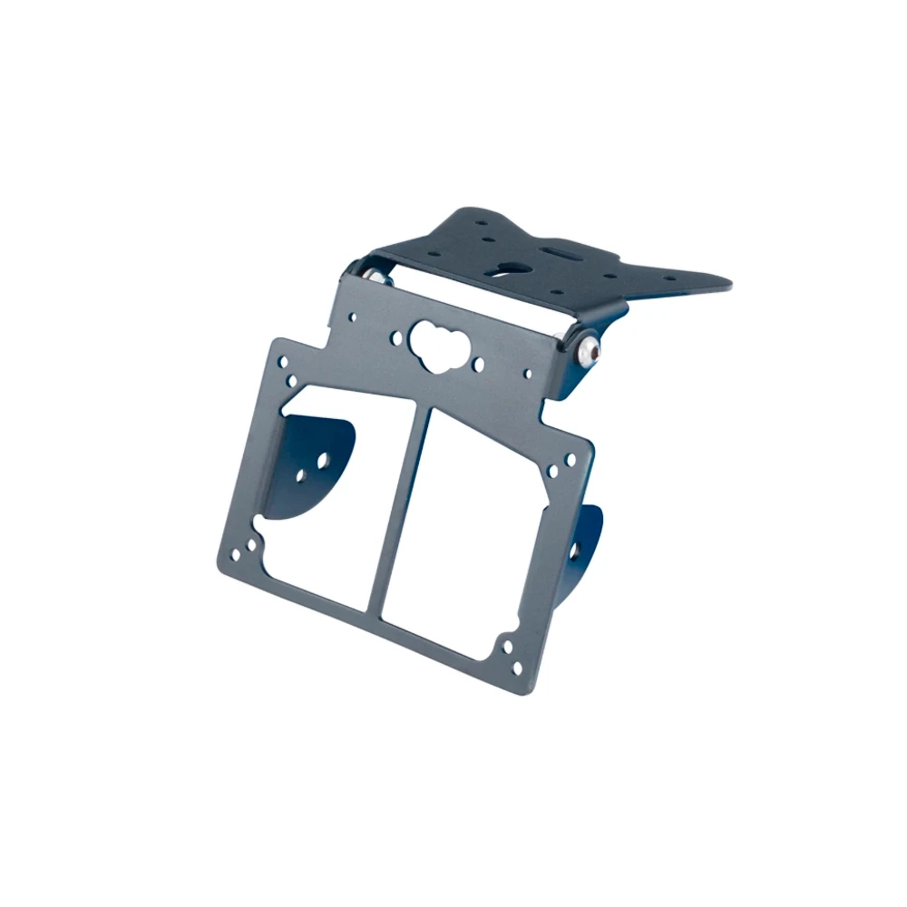 Support de plaque BIKE IT avec fixation clignotants, ajustable
