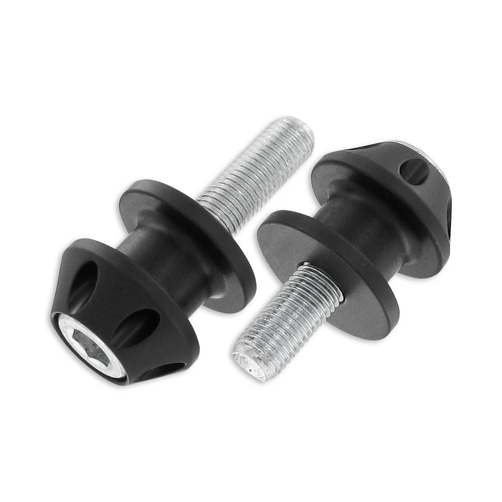 Diabolos de levage béquille alu noir M10 (paire)