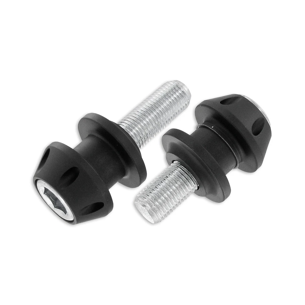 Diabolos de levage béquille alu noir M12 (paire)