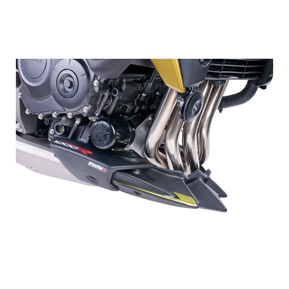 Sabot moteur Puig Honda CB1000R 2008 -> noir + autocollant