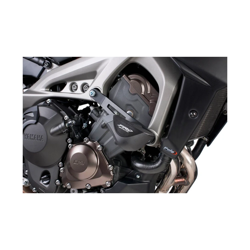 Protections moteur Puig Pro MT-09 13 -> noir (paire)