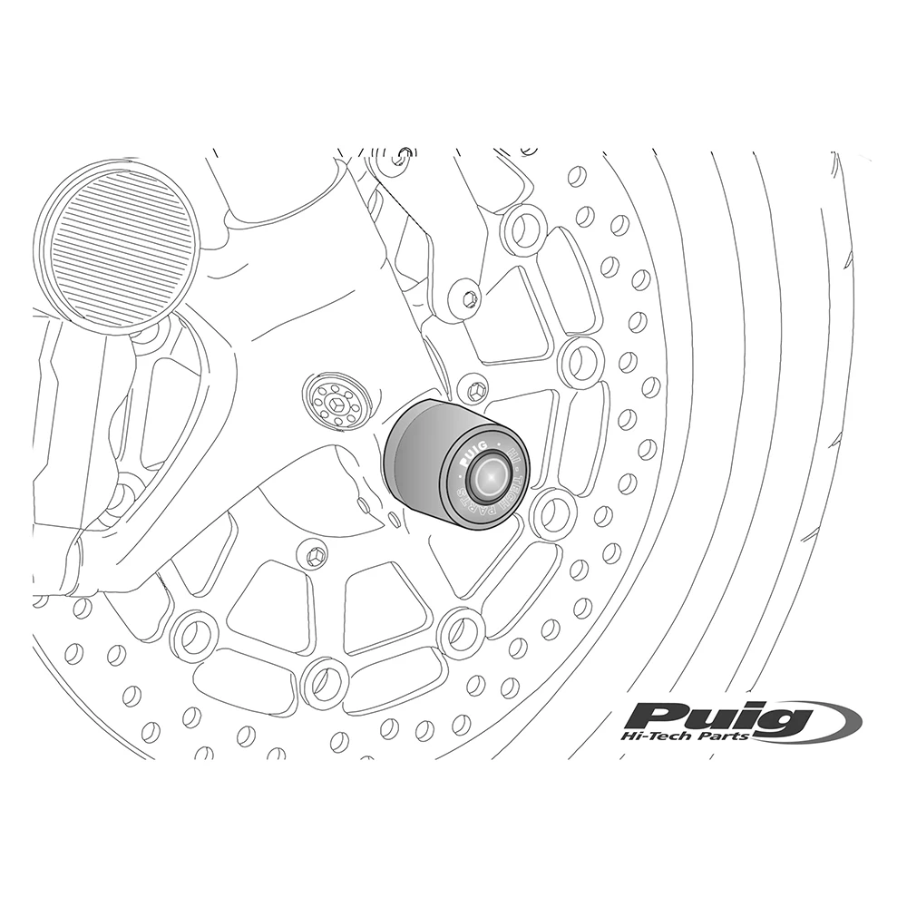 Protections fourche Puig Ducati Scrambler noir (paire)