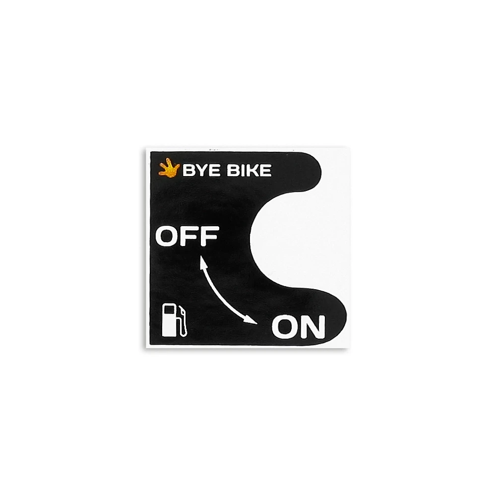 Autocollant on-off Bye Bike one (Robinet)