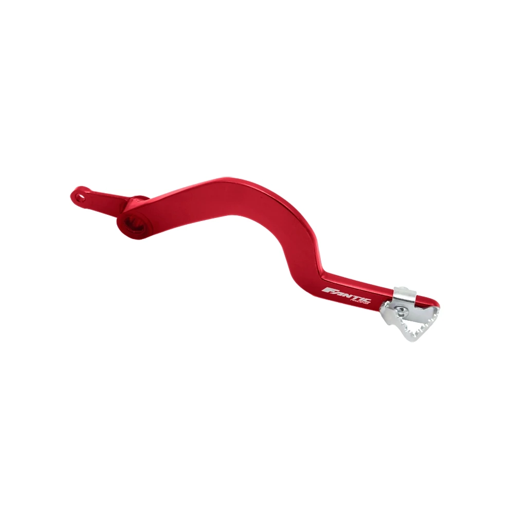 Pédale de frein arrière Fantic TL, XMF/XEF 125, XEF 250 Trail anodisé rouge