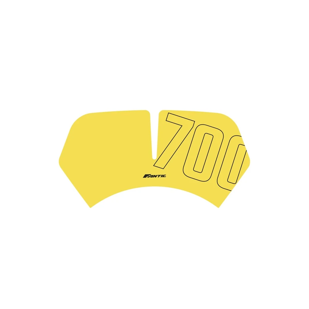 Autocollant pour spoiler de phare Fantic Caballero 700 jaune