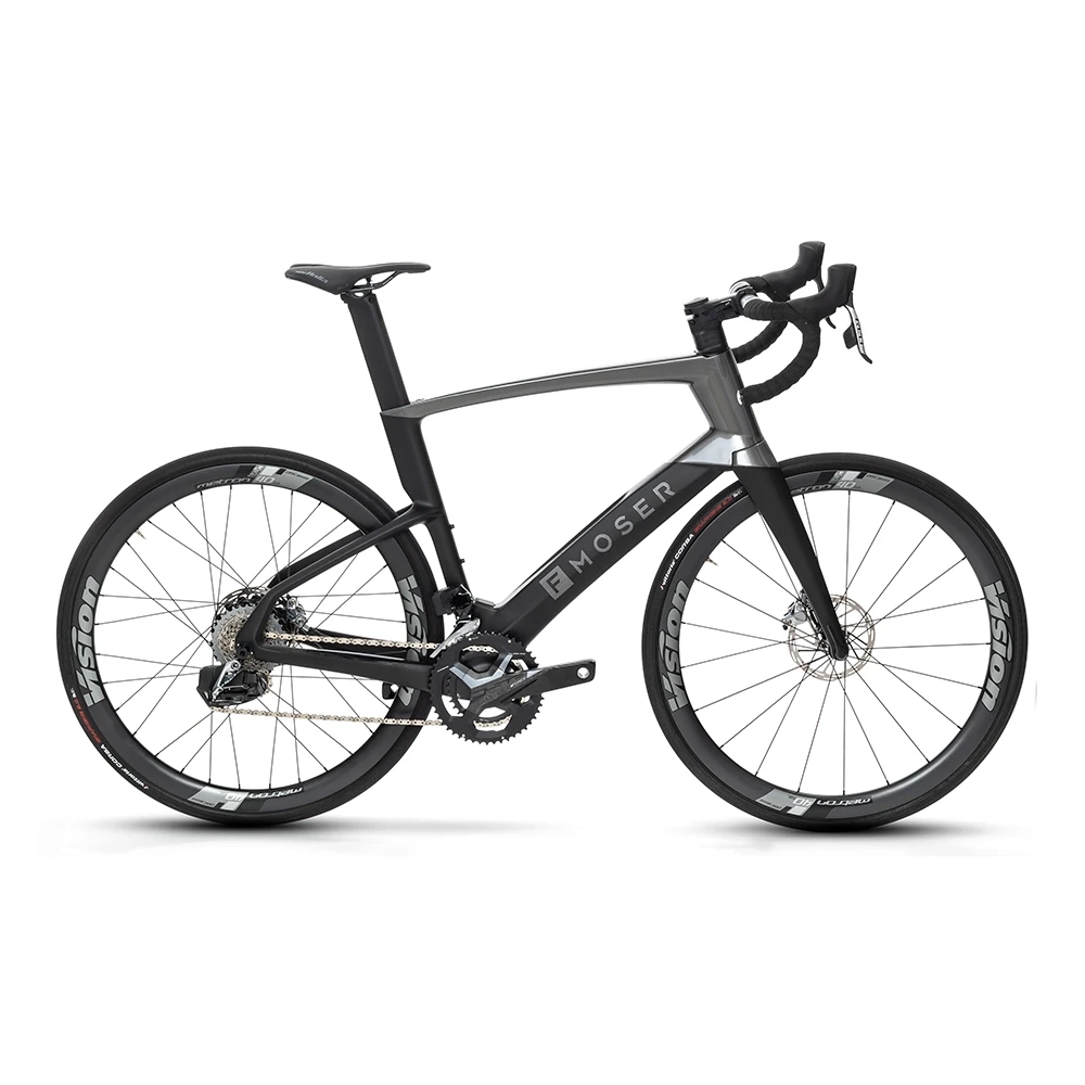 FANTIC E-Bike FMOSER E-ROAD FSA Carbon M silver black (2 vélos en 1)