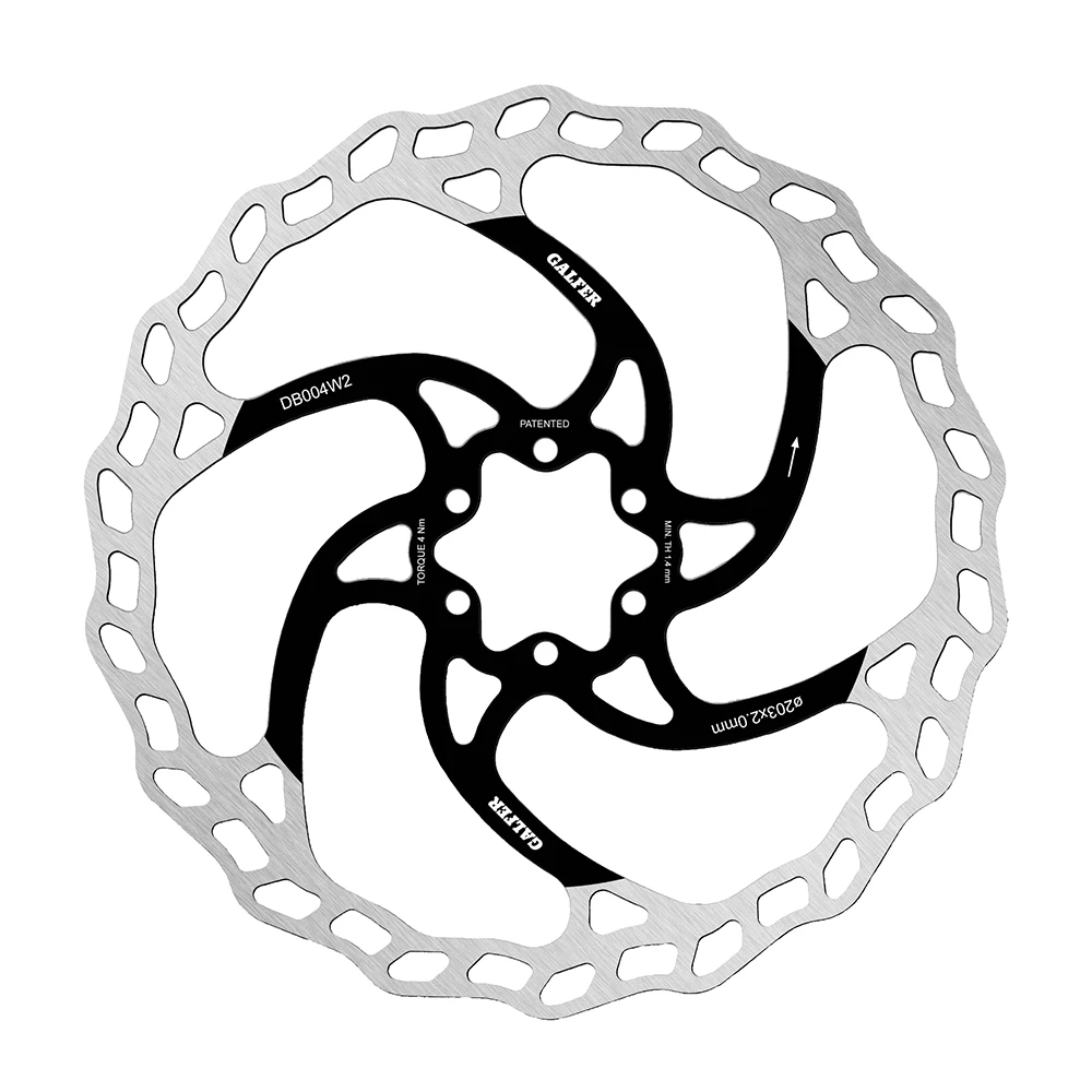 Disque de frein vélo Galfer Bike wave 203mm x 2.0mm, pour E-Bike