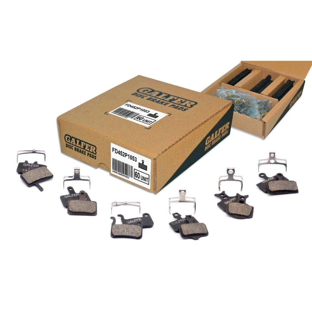 Plaquettes de frein vélo Galfer Bike semi-metal 3x10 paires