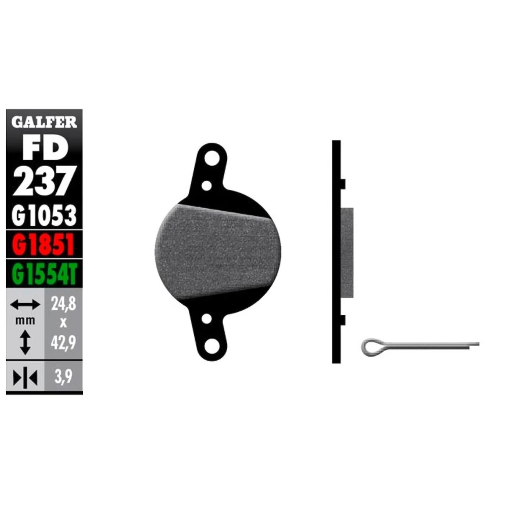 Plaquettes de frein vélo Galfer Bike Performance (MAGURA)