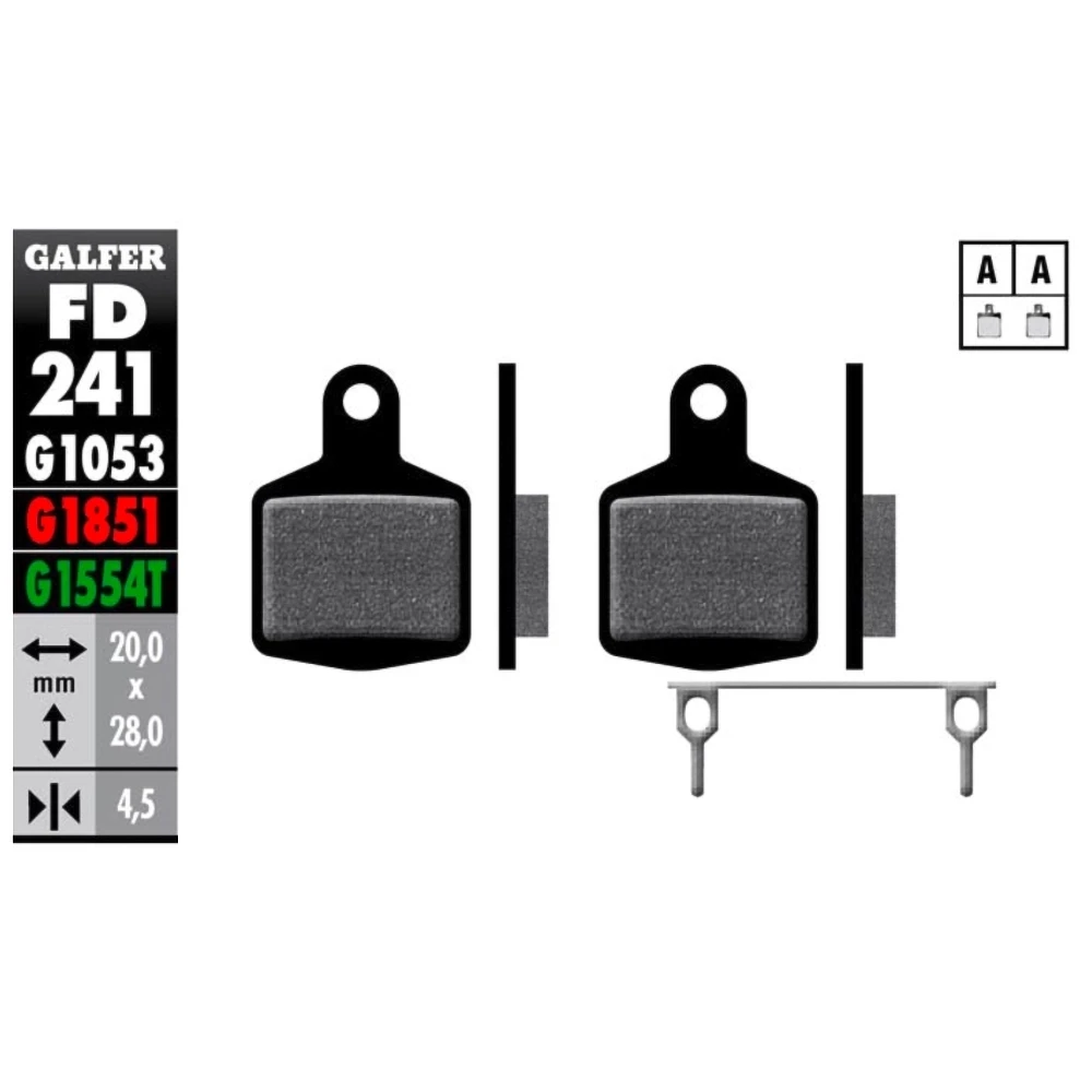 Plaquettes de frein vélo Galfer Bike semi-metal