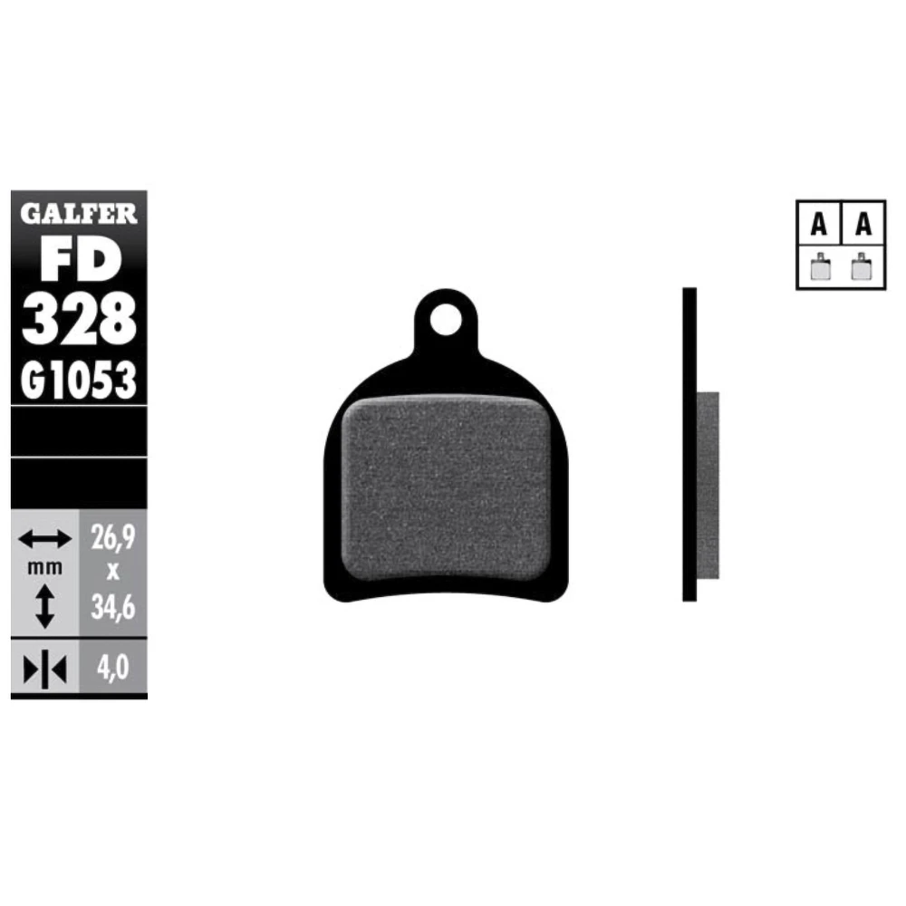 Plaquettes de frein vélo Galfer Bike advanced (HOPE)