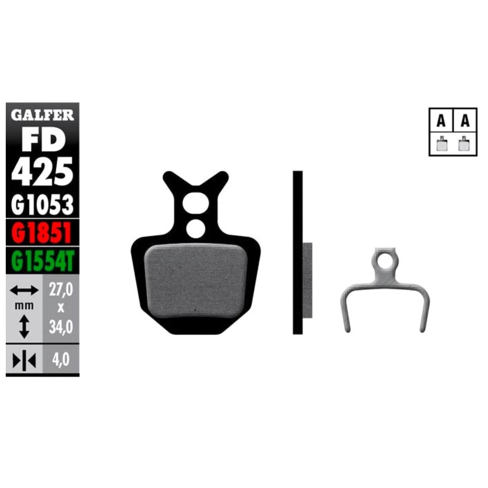 Plaquettes de frein vélo Galfer Bike pro (FORMULA)