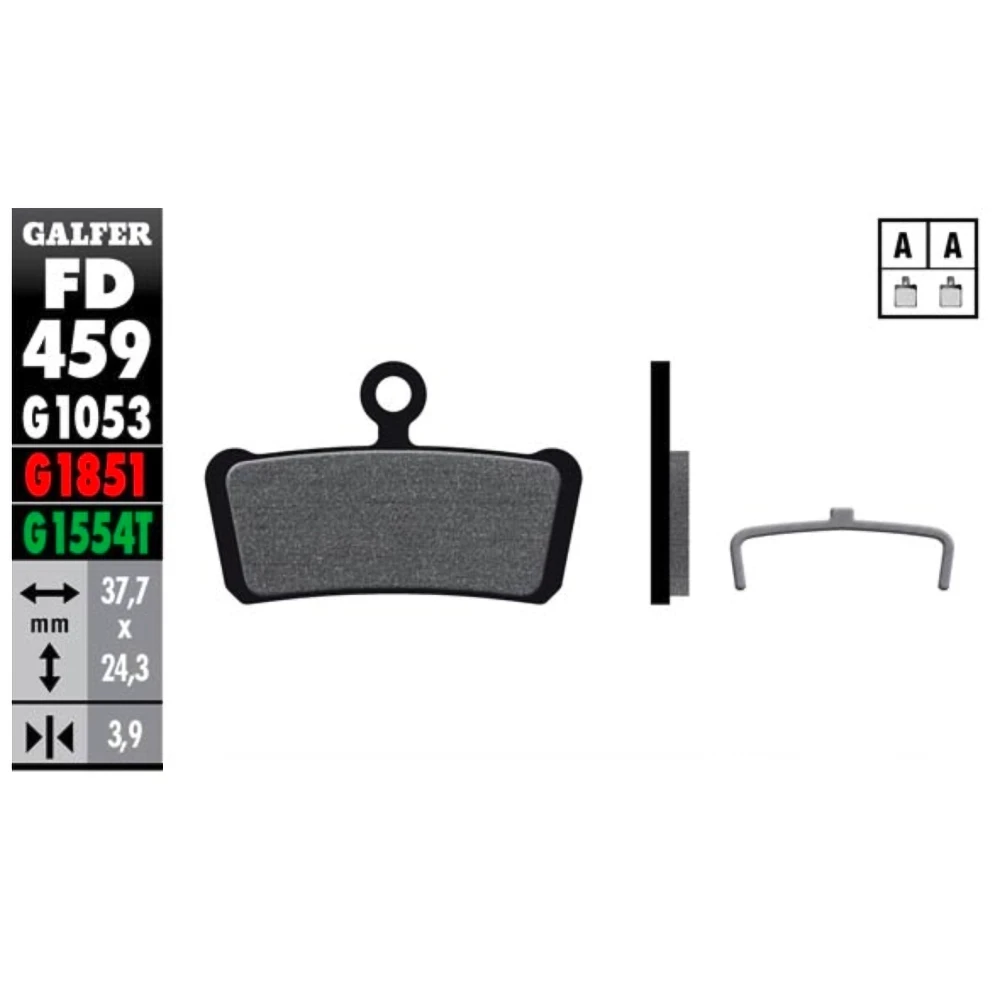 Plaquettes de frein vélo Galfer Bike pro (AVID, SRAM)
