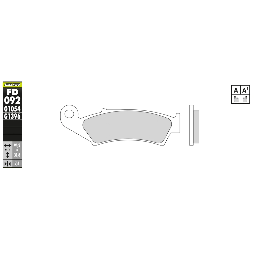 Plaquettes de frein Galfer pour offroad (paire)