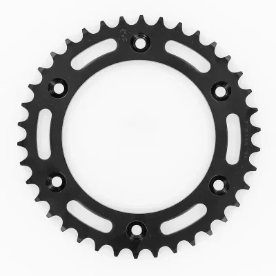 Couronne JT Honda cross alu 520/38D argentée/noire